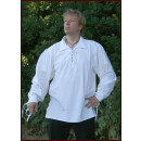 Medieval shirt with crinkled finish, natural, size S