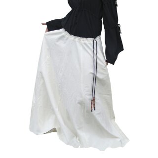 Medieval Skirt, wide flare, natural-coloured, size XXL