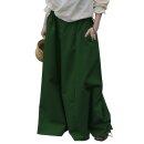 Medieval Skirt, wide flare, green, size S