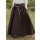 Medieval Skirt, wide flare, dark brown, size M