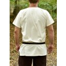 Basic Medieval Tunic Sigmund, short-sleeved, natural-coloured, Size XL