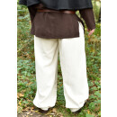 Loose-fitting medieval pants Hermann, nature, size S