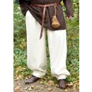 Loose-fitting medieval pants Hermann, nature, size L