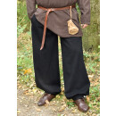 Loose-fitting medieval pants Hermann, black, size S