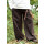 Loose-fitting medieval pants Hermann, brown, size S
