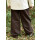 Loose-fitting medieval pants Hermann, brown, size S