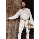 Basic Medieval Tunic Gunther, long-sleeved, natural-coloured, Size XXL