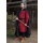 Medieval Braided Tunic Albrecht, long-sleeved, wine red, Size S