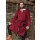 Medieval Braided Tunic Albrecht, long-sleeved, wine red, Size XL