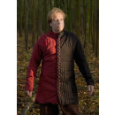 Gambeson with buttons, Jupon, Red and Black, size S