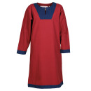Medieval Tunic Vallentin, red/blue, Size S
