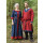 Medieval Tunic Vallentin, red/blue, Size M