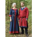 Medieval Tunic Vallentin, red/blue, Size XL