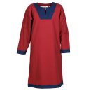 Medieval Tunic Vallentin, red/blue, Size XL