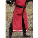 Medieval Tabard / Surcoat Eckhart, red/natural-coloured, size S/L