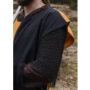 Medieval Tabard / Surcoat Eckhart, Mi-Parti, yellow/black, size S/L