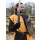 Medieval Tabard / Surcoat Eckhart, Mi-Parti, yellow/black, size XL/XXL