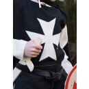 Hospitaller Tabard / Surcoat Alexander for Children, black/natural colored