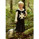 Hospitaller Tabard / Surcoat Alexander for Children, black/natural colored