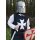 Hospitaller Tabard / Surcoat Alexander for Children, black/natural colored