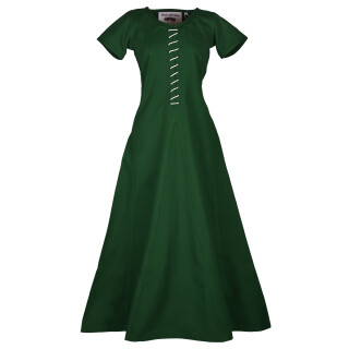 Short-sleeved Cotehardie Ava, Medieval Dress, green, size S