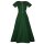 Short-sleeved Cotehardie Ava, Medieval Dress, green, size XXL