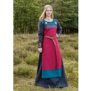 Viking Apron Dress Hilja with Embroidery, red