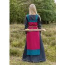 Viking Apron Dress Hilja with Embroidery, red