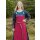 Viking Apron Dress Hilja with Embroidery, red