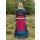 Viking Apron Dress Hilja with Embroidery, red