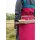 Viking Apron Dress Hilja with Embroidery, red