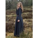 Simple Medieval Dress Afra, Canvas, dark blue