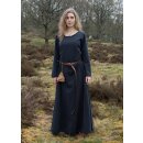 Schlichtes Mittelalterkleid Afra aus Canvas, dunkelblau