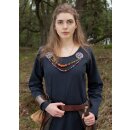 Simple Medieval Dress Afra, Canvas, dark blue