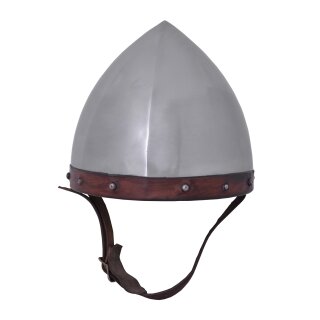 Archer Domed Helmet, 1.6 mm steel with leather liner