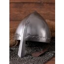 Norman Nasal Helmet, 1.6 mm steel, with leather liner and chin strap