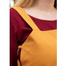 Viking Apron Dress, Overdress Tinna, mustard yellow, size L/XL