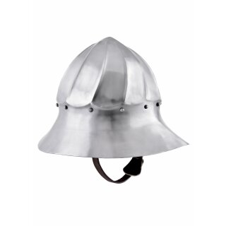 Burgundian Kettle Hat, 15th C., 1.6 mm Steel