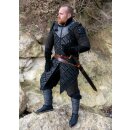 Woodsman LARP Armour, Suede Leather, Black