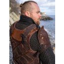 Woodsman LARP Armour, Suede Leather, Brown