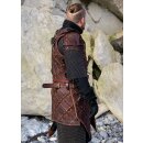 Woodsman LARP Armour, Suede Leather, Brown