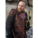 Woodsman LARP Armour, Suede Leather, Brown