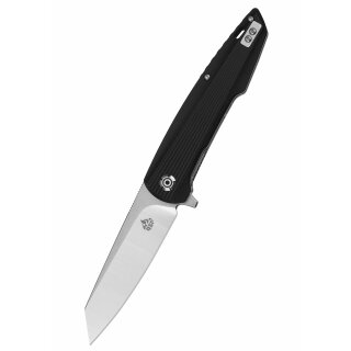 Phoenix, stonewashed-satin blade, black G10 handle