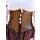 Leather Underbust Bodice with Lacing, brown