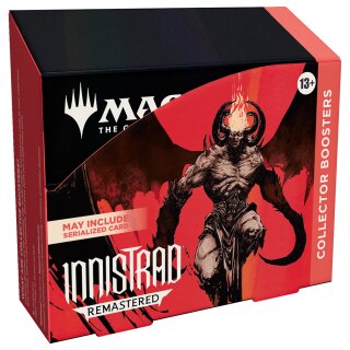 Magic: The Gathering Innistrad Remastered Sammler-Booster-Display – 12 Booster (180 MTG-Karten)