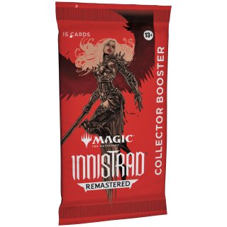 Magic: The Gathering Innistrad Remastered Sammler-Booster – 1 Booster (15 MTG-Karten)